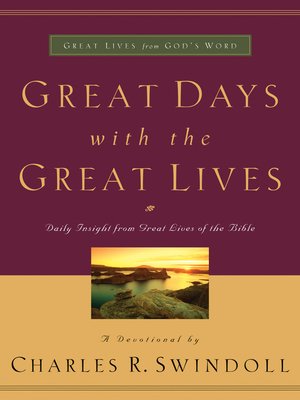 cover image of Great Days with the Great Lives